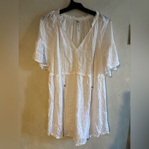 Gentle Fawn White Mini Dress
